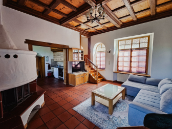 Wohnzimmer Ebene 0 mit Schlafcouch