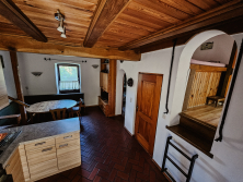 Wohnbereich Aufgang zur Schlafhöhle Ebene 1