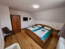 Schlafzimmer Ebene 1 mit Doppelbett